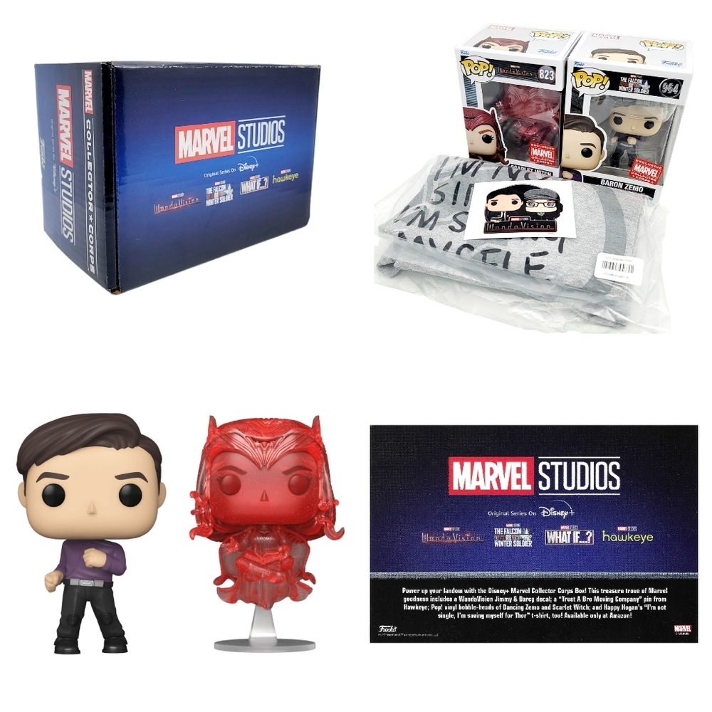 Wanda Vision Scarlet Witch Falcon Winter Soldier Baron Zemo Funko Marvel Corps